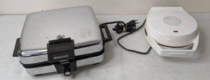 lot 34 image: Set of (2) Waffle Maker Oster & Penncrest