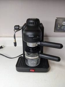 lot 41 image: Krups Mini Espresso Cappuccino Coffee Maker
