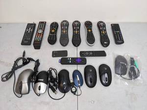 lot 152 image: Lot of Assorted Remote Control and Computer Mice