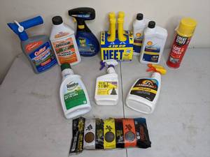 lot 156 image: Yard and Car Product Lot - Armor All, Heet, Shell, Cutter, Raid, Round Up, and more