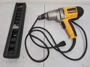 lot 157 image: DeWalt DW292 Impact Wrench and Socket Set