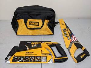 lot 161 image: New Set of (2) DeWalt Saws and Large DeWalt Carrying BagDuffel