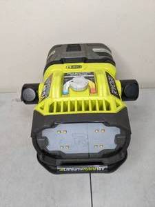 lot 20 image: Ryobi P795 18-Volt ONE Hybrid LED Color Range Work Light