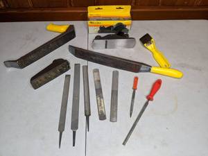 lot 180 image: Lot of Metal Files, Rasps and Block Plane