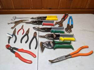 lot 183 image: Lot of Hand Tools Pliers, Wrench, Hemostats