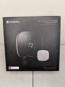 lot 173 image: Ecobee 3 The Smart WiFi Thermostat with Room Sensors - New in Box