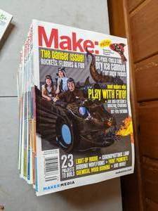lot 130 image: Make Magazine Lot -  33 Issues1-14, 21-35, 37-39, 41