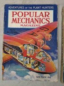 lot 131 image: Collectible Editions - Popular Mechanics Magazine - August 1936 & August 1953