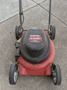 lot 311 image: Yard Machines Electric Lawnmower 18 1800 Watt