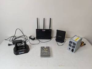 lot 265 image: Seagate Hard Drive, Ez-Dock 3 Docking Station, ASUS Wireless Router and More