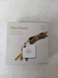 lot 284 image: Tile Mate - 4 Tiles - Find your Keys, Phone, Anything Tracker