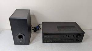 lot 364 image: Pioneer Stereo Receiver SX-251R & Logitech X530 Subwoofer