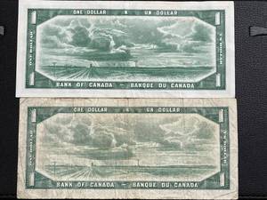 lot 24 image: 1-Canada Devil Face & 1-Modified Dollar Bill