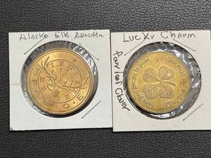 lot 33 image: Alaska Elks Association & Lucky Charm Tokens