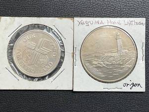 lot 41 image: Yaquina Lighthouse & Lutheran Church-Canada Tokens