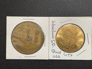 lot 55 image: Wonder Bread & Aberdeen, SD Tokens