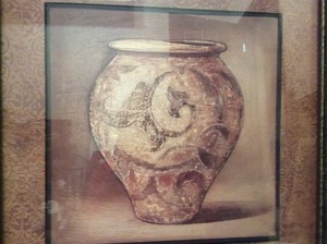 Picture of Vase, Earth tone accents