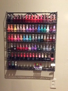 83-Finger nail polish & Rack