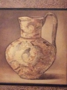 Picture of Vase, Earth tone accents