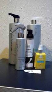 Kenra Shampoo & Conditioner, Texture spray, AG Cloud, Toning drops