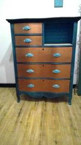 Dresser wooden painted