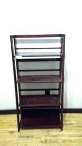 Folding 4 shelf rack