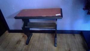 Table with shelf