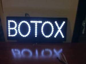 Botox Neon Sign