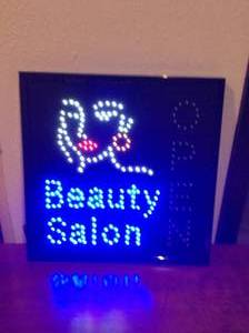 Neon Beaty Salon Sign