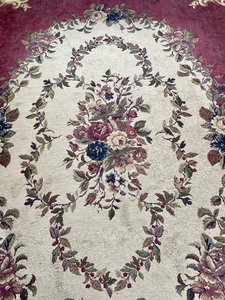 lot 27 image: Grand Legacy Cameo Rose Burgundy Rug
