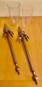 lot 59 image: Pair of Vintage Wall Candle Holders