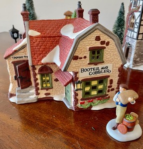 lot 159 image: Dept 56 Dickens Village Series Grouping