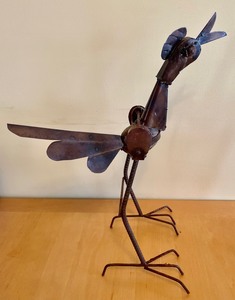 lot 83 image: Metal Rooster Art