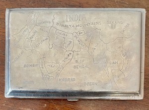 lot 92 image: Cigarette Compact Case from India