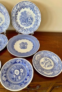 lot 94 image: Spectacular Vintage Spode Plates