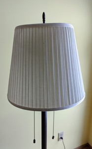 lot 105 image: Bronze Floor Lamp