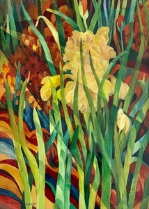 lot 179 image: Bright and Beautiful Floral Art by Dorothy Van Kolken