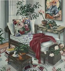 lot 186 image: Charming Decorative Numbered Print by Susan Rios