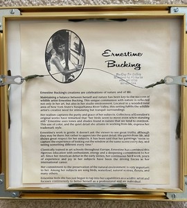 lot 203 image: Original Signed Art by Ernestine Bucking