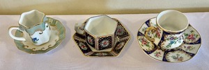 lot 222 image: Demitasse Teacups with Saucers