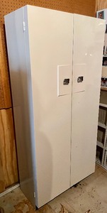 lot 232 image: White Metal Cabinet