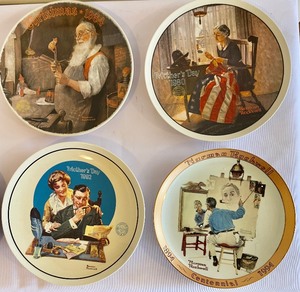 lot 237 image: Norman Rockwell Collectors Plates