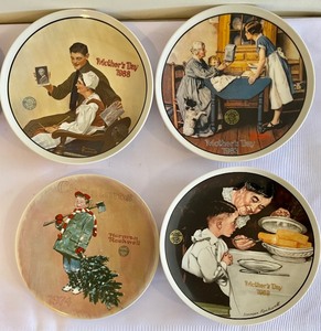 lot 255 image: Norman Rockwell Collectors Plates