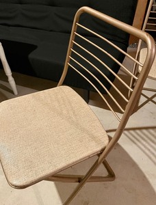 lot 252 image: 3 Vintage Folding Chairs