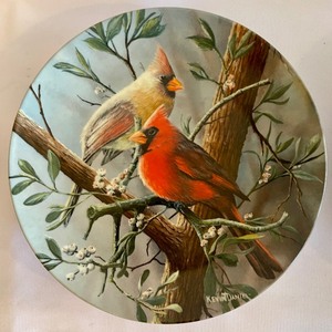 lot 259 image: 2 Bird Themed Collector Plates by Kevin Daniel