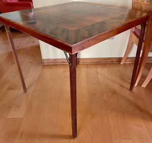 lot 286 image: Vintage Card Table