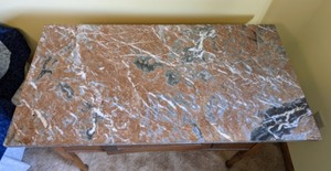 lot 136 image: Marble Topped Washstand