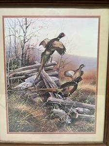 lot 16 image: Pheasants by Gregory Messier