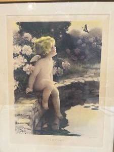 lot 18 image: Bessie Page Gutmann - The Butterfly