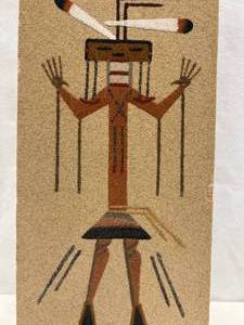 lot 26 image: Native American Sand Art by Edward Curtis
